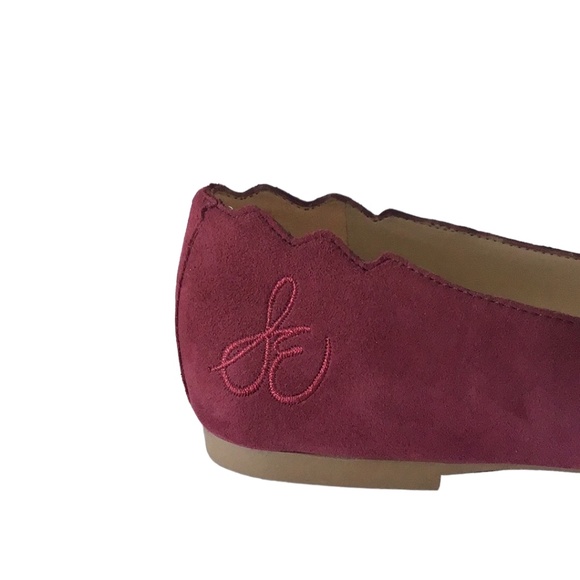 Sam Edelman Fennigan Suede Scalloped Flats, size 7 - Picture 4 of 14